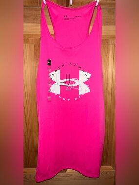 NWT Under Armour Pink Tech Tank